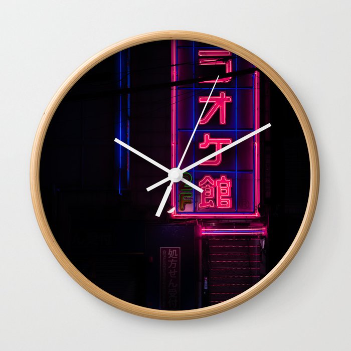 neo tokyo Wall Clock