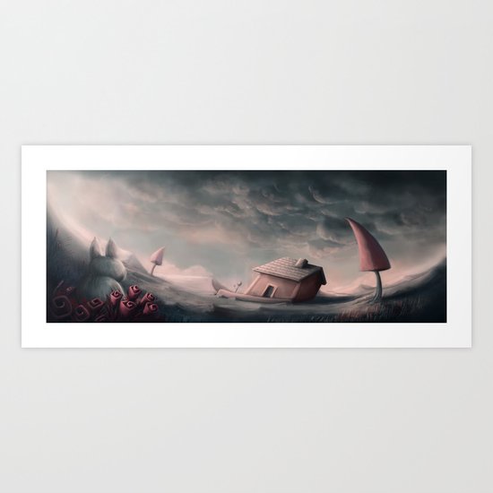 Lost Rabbit Art Print