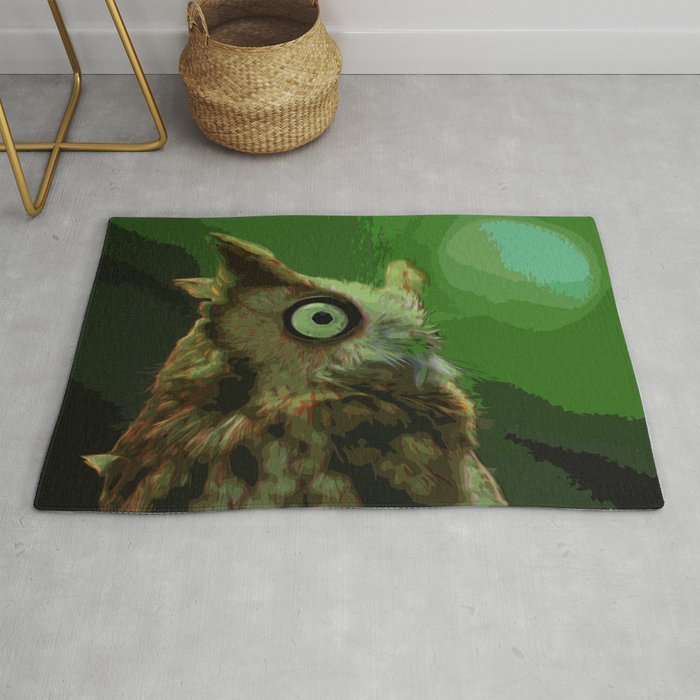 Nightvison Owl Rug