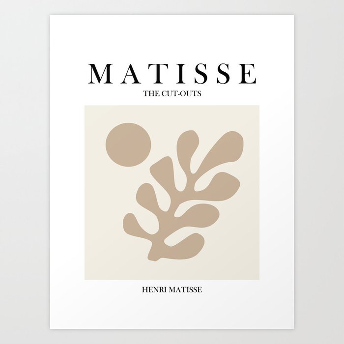 Matisse Leafs N104-2 Art Print