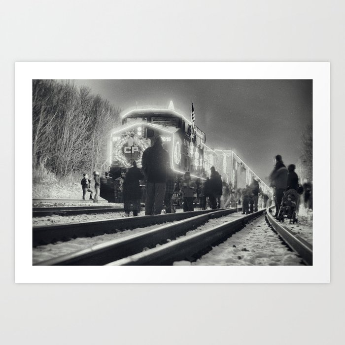 The Canadian Pacific Railway Holiday Train Art Print