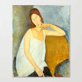 Amedeo Modigliani - Jeanne Hébuterne Canvas Print