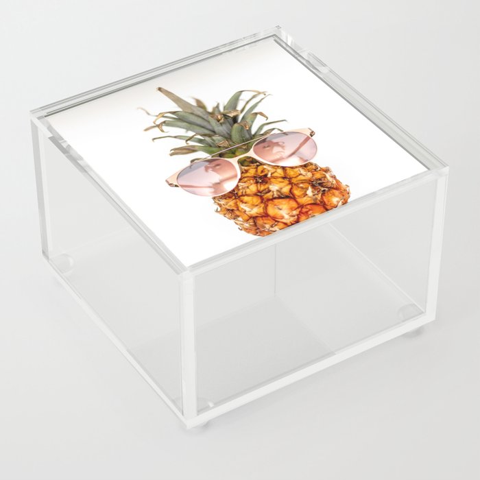 Pineapple Fruit Photo Acrylic Box