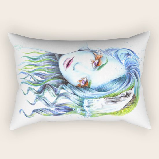 Water Rectangular Pillow