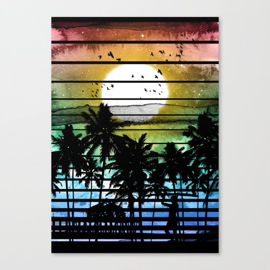 VIVID STRIPES Canvas Print
