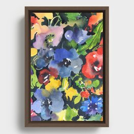 flowers of February N.o 7 Framed Canvas