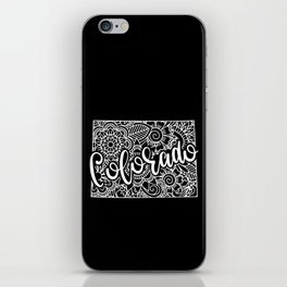 Colorado State Mandala USA America Pretty Floral iPhone Skin