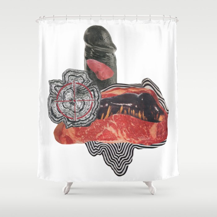 Meat Shower Curtain By Diantre Society6