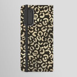 Elegant Leopard Print Android Wallet Case