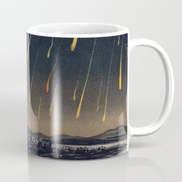 Leonid Meteor Storm 1833 Coffee Mug | Storm, Space, Stars, Shooting, Cool, Painting, Leonid, Meteorite, Shower, Eclipse 