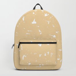 Apricot Gelato Splatter Spots Backpack | Graphicdesign, Apricot, Shapes, Graphic Design, Digital, Trending, Minimalist, Spots, Splatter, Golden 