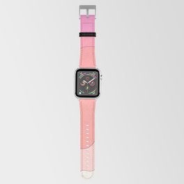 Liquid - Colorful Fluid Summer Vibes Beach Design Pattern in Pink Apple Watch Band