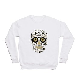 Cool New Orleans Sugar Skull shirt 504 Sugar Skull Halloween T-Shirt Crewneck Sweatshirt