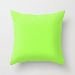 Monochrom green 170-255-85 Throw Pillow