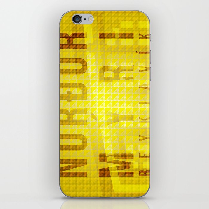 Nordurmyri Yellow iPhone Skin