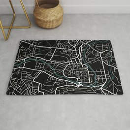 City of Bath Map Rug