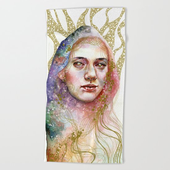 Gilded Cage Beach Towel