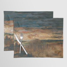 Vintage landscape art by Gustav Moreau Placemat