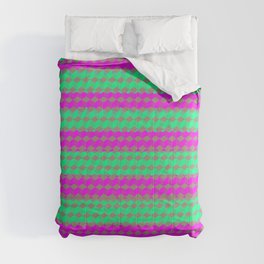 Pink & Green Comforter