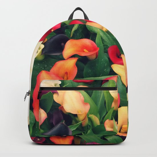 Rainbow Calla lily Backpack
