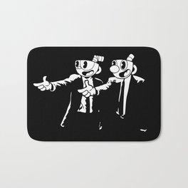 Cup, 25-17 Bath Mat | Pulpfiction, Graphicdesign, Videogame, Cuphead, New, Popular, Movie, Mugman 