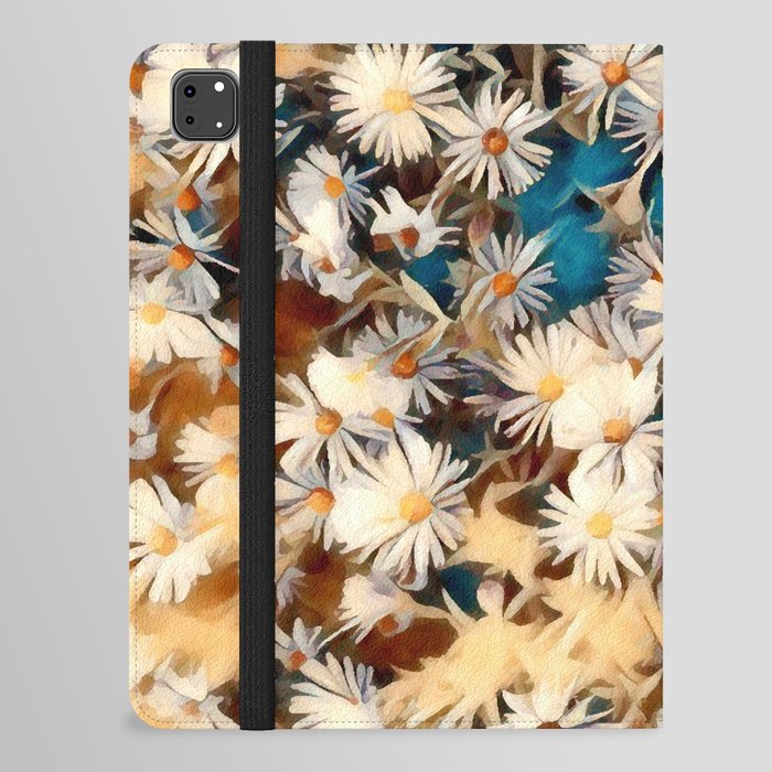Chamomille floral pattern iPad Folio Case