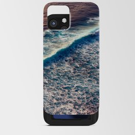 Sunset Wave Over The Ocean iPhone Card Case