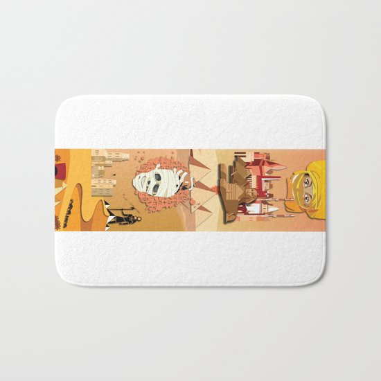 An Egyptian Story Bath Mat
