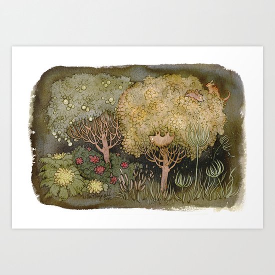 Fruit Garden Art Print