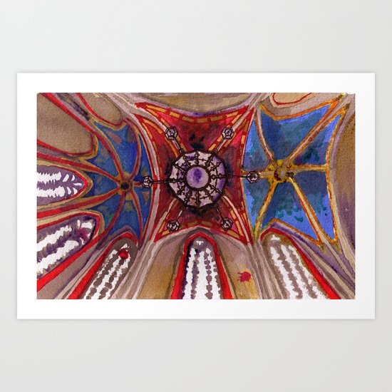 Ceiling o' joy Art Print
