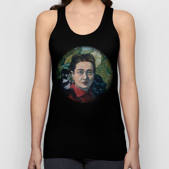 Simone DeBeauvoir Unisex Tank Top