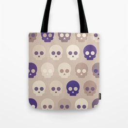 Colorful Cute Skull Pattern Tote Bag