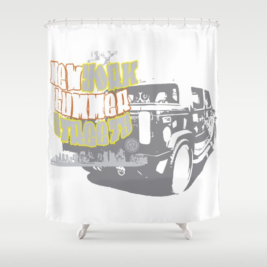 Hummer Ny Shower Curtain By Markes Society6