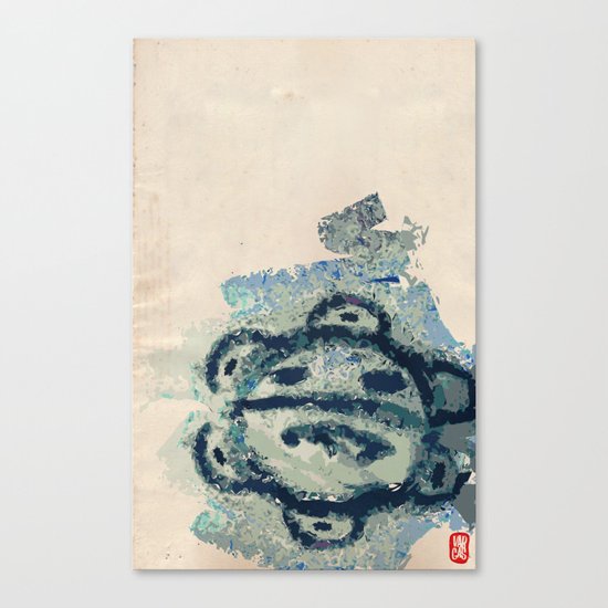 Taíno sun Canvas Print
