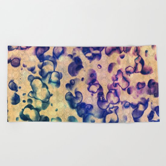 Under The Microscope Abstract Beach Towel