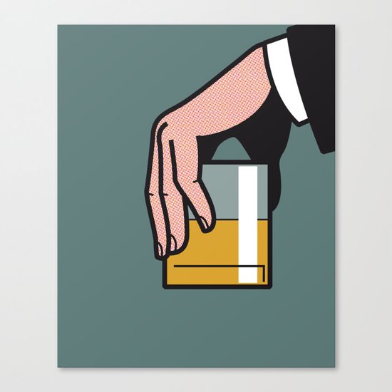 Pop Icon - Madmen 2 Canvas Print