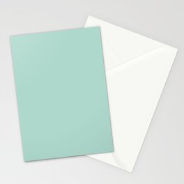 Teal Steel Stationery Card
