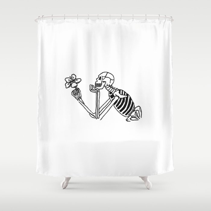 Flirting with death  Shower Curtain