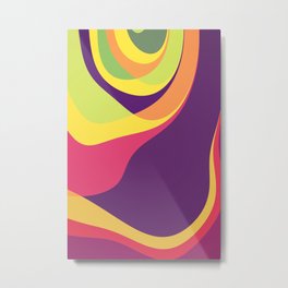 Cosmic Laugther Metal Print | Expressionism, Excentric, Lol, Smile, Laugh, Minimalism, Abstract, Ecstasy, Colorful, Rapture 