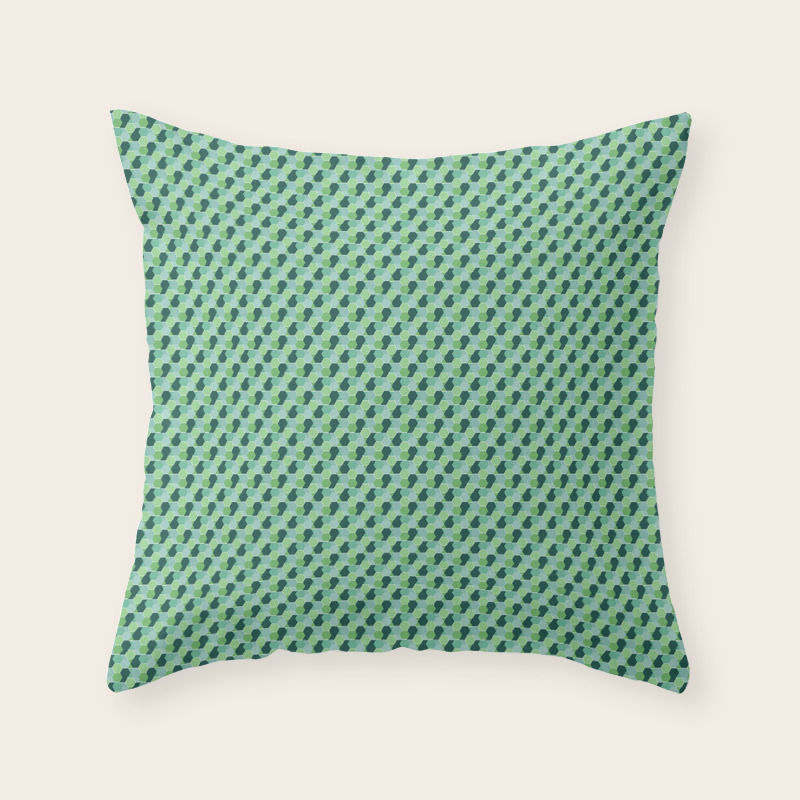 dark green pillows