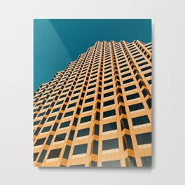 Minimalist Triangular Building  Metal Print
