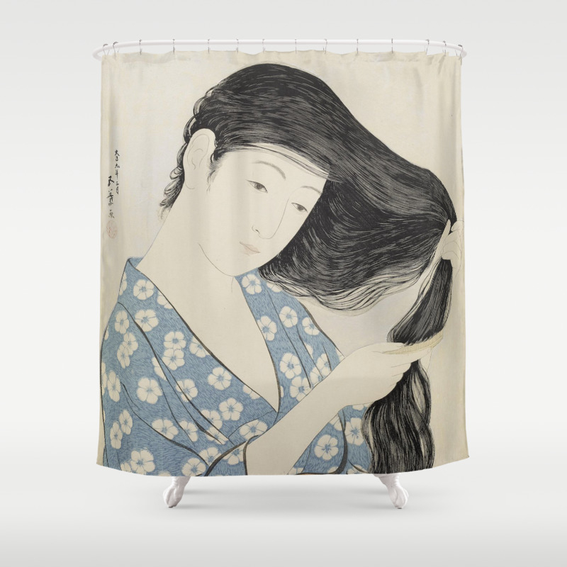 pix Japanese Curtains Hair society6