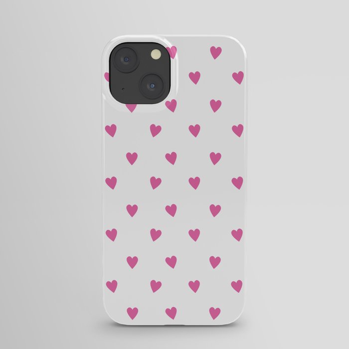 Flying Hearts (Pink) iPhone Case