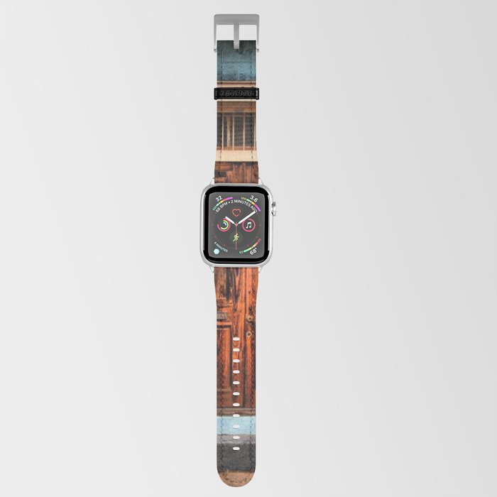 French Quarter Antique New Orleans Doorway Apple Watch Band by Atlantic Coast Arts and Paintings Society6