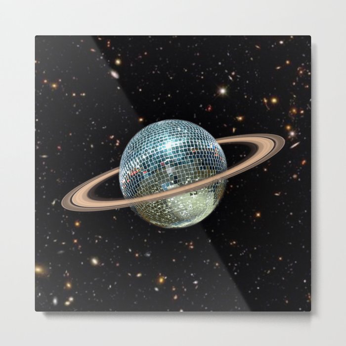 Saturn Disco II Metal Print