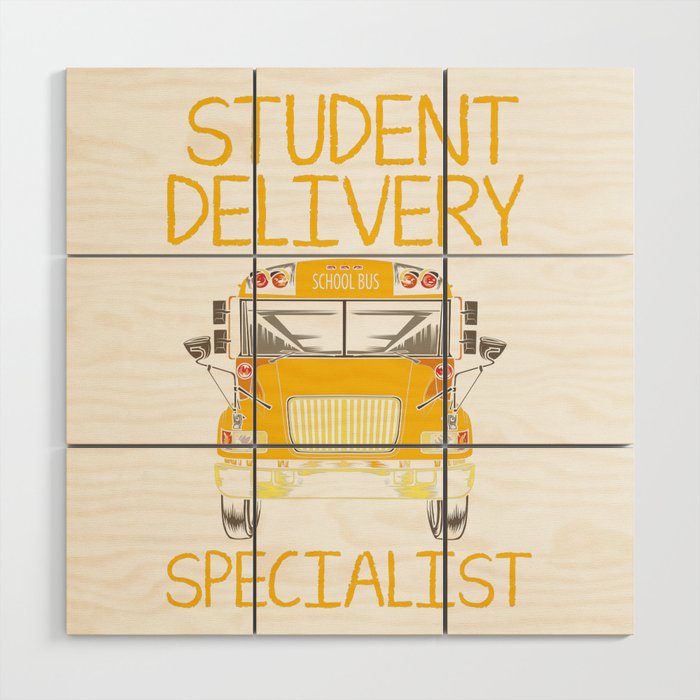 Student Delivery Specialist Wood Wall Art