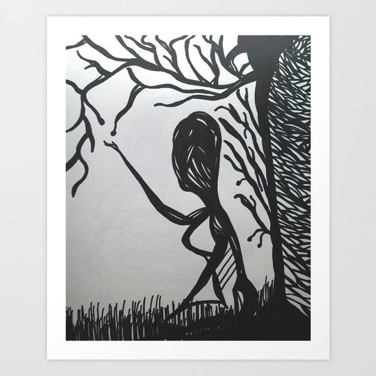 Dying Tree Art Print