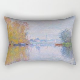 Claude Monet - Autumn on the Seine, Argenteuil Rectangular Pillow