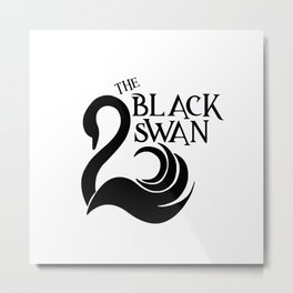 The Black Swan Metal Print