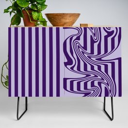 Stripes and Swirls - Purple Credenza